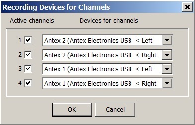 Liberty Settings for Antex Mixer