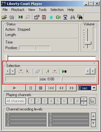 Selection Panel Controls will now be seen.