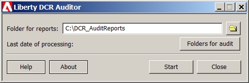 DCR Audit Report Program.